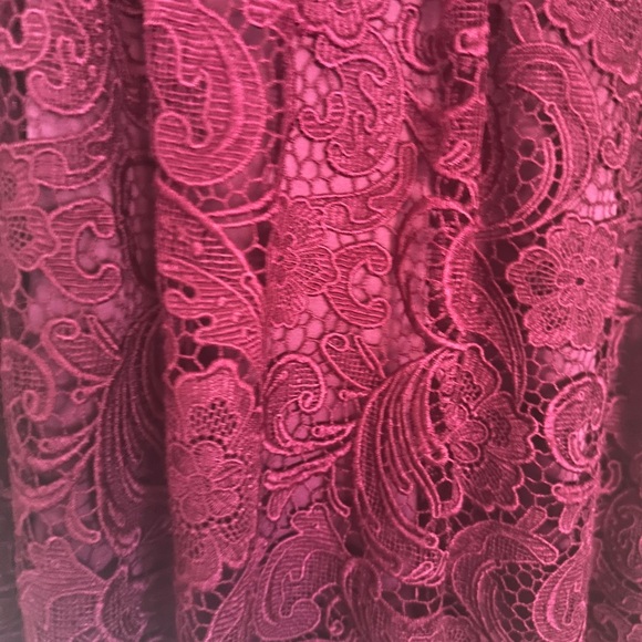 Adrianna Papell Lace Embroidery Dress - Picture 3 of 10